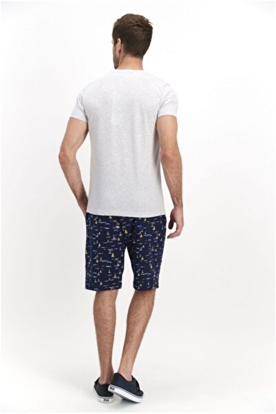 Arnetta 1359 Bermuda Erkek Pijama Takım - Karmelanj