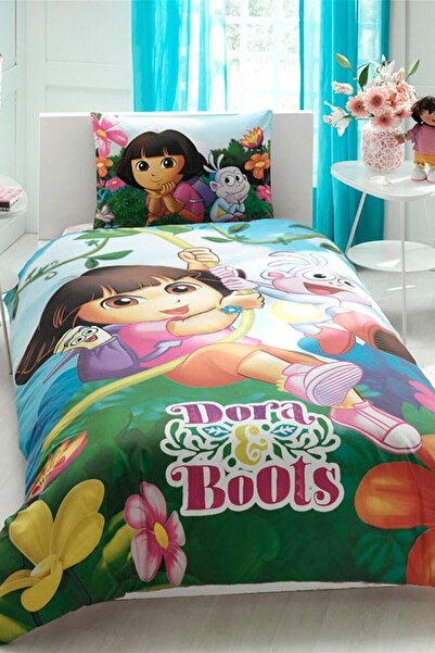 Taç Set de lenjerie de pat cu licență Dora și Boots