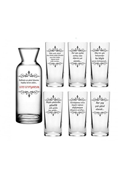 Paşabahçe Kalender Serisi Rakı Karaf Seti