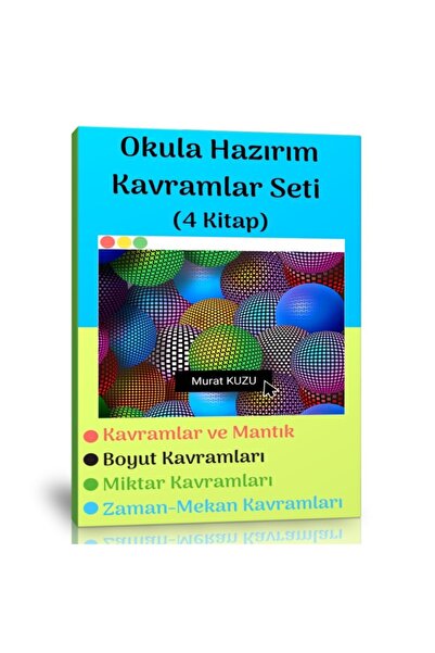 Enine Boyuna Eğitim مجموعة المفاهيم الجاهزة للمدرسة (4 كتب)