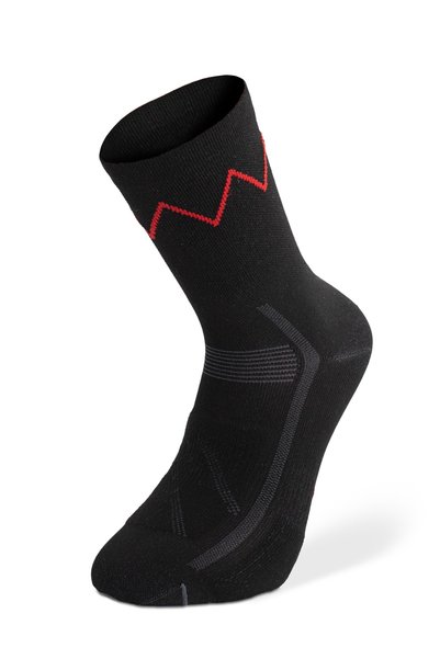 VİE ENDURANCE Unisex Siyah Bisikletçi Çorabı