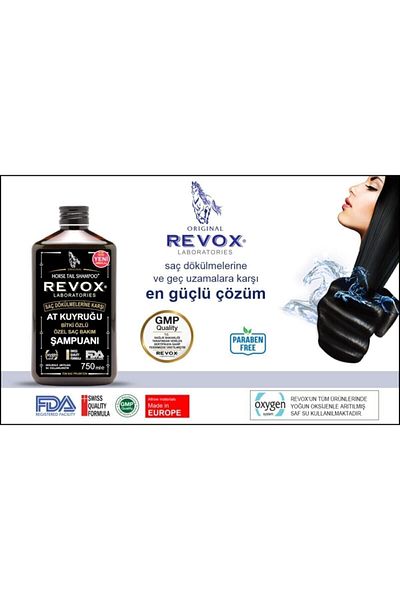 Revox Lucky Cosmetics - 750 Ml Plant Extract Hair Care Shampoo, Ponytail