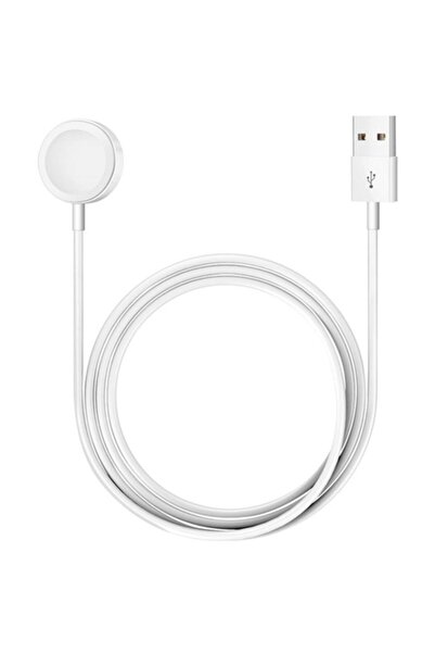 Microcase Apple Watch  Için Manyetik Şarj Aygıtlı Usb Kablo 1 Metre Beyaz