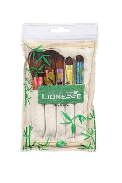 Lionesse Natural Bamboo Makeup Brush Set 335