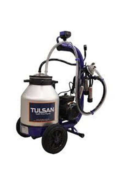 TULSAN Mini Tek Sağım Kuru Pompa Alüminyum Tek Güğüm 30 L Süt Sağım Makinesi