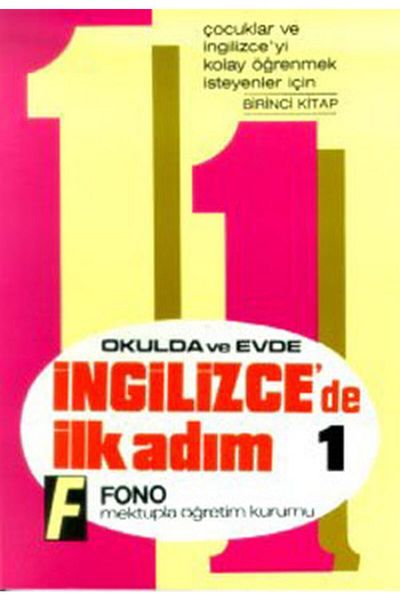 Fono Yayınları English First Step - 1