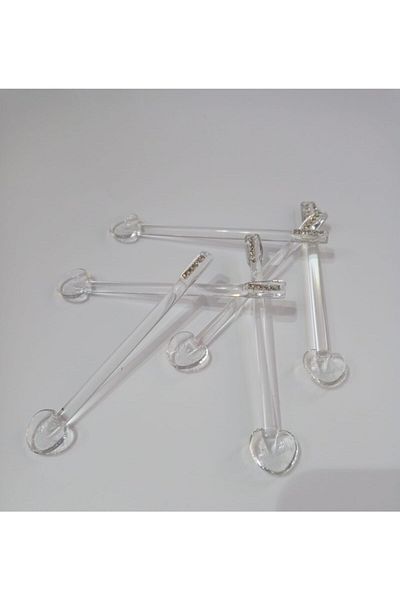 Paşabahçe Handmade Glass Teaspoon Set 6 Pieces