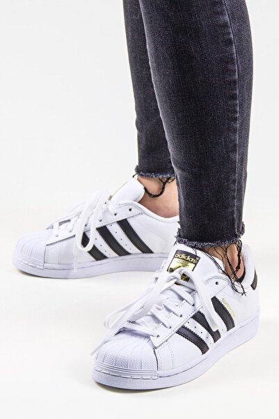 adidas Unisex Beyaz Superstar Günlük Spor Ayakkabı Originals C77124