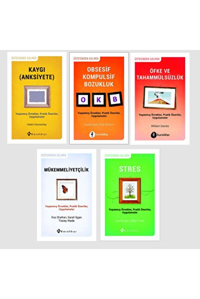 Kuraldışı Yayınları Psikoloji Seti 5 Kitap Kaygı – Obsesif Kompulsif Bozukluk...