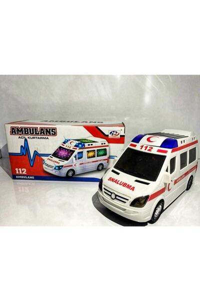 MAVİDÜŞLER Pilli Ambulans Büyük Boy Sesli Işıklı Ambulans(benzer Ürün)