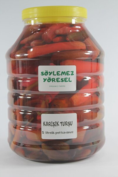 Söylemez Yöresel Karışık Turşu 5 Litre Pet Kavanoz