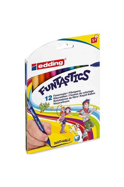 Edding Set of 12 Funtastics Fine Pens - Felted Ed15k1299