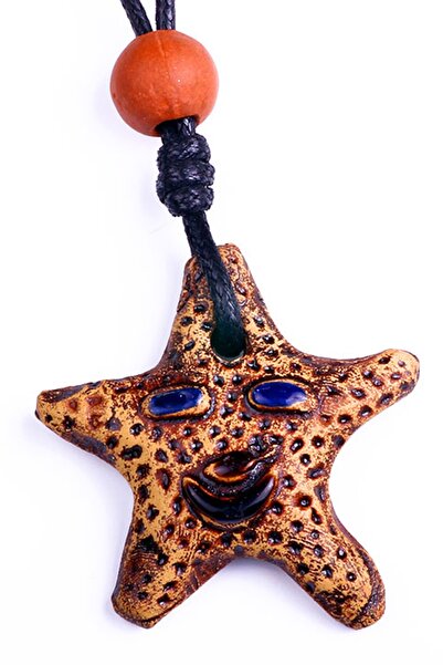 dejavu ticaret Unisex Brown Yacatecuhtli Natural Necklace