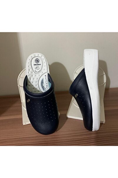 GEZER Unisex Ortopedik Dolgu Topuk Sabo Doktor Hemşire Terliği