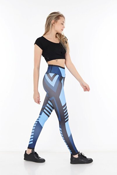 MAGZA Women's High Waist Digital Sports Leggings