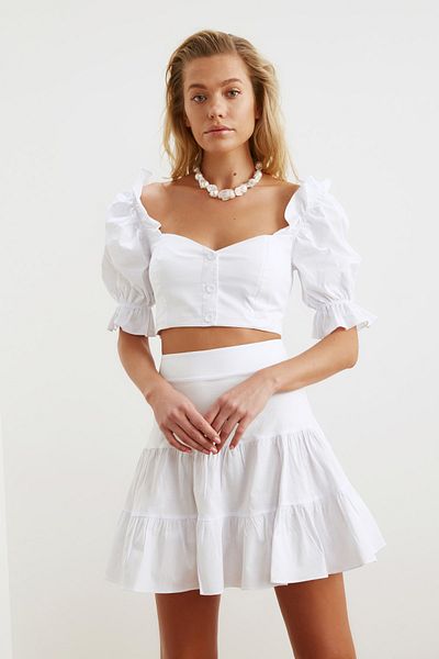 Trendyol Collection Two-Piece Set - White - Regular fit