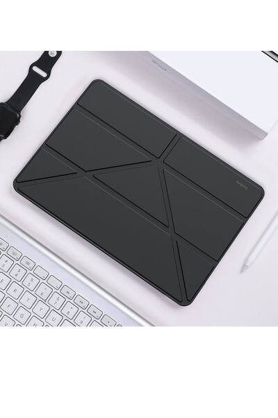 Fuchsia Ipad Pro 12.9 '' 2020 Uyumlu  Hafif Katlanır Akıllı Kılıf