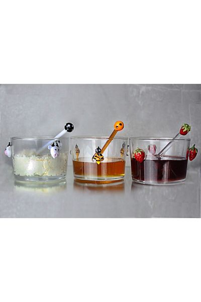 ADAMODART Honey & Cream & Jam 3-Piece Bowl Set