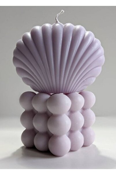 Genel Markalar Bubble Ve Istiridye Model Doğal Soya Mum ( Kokulu ) 2 Li Set