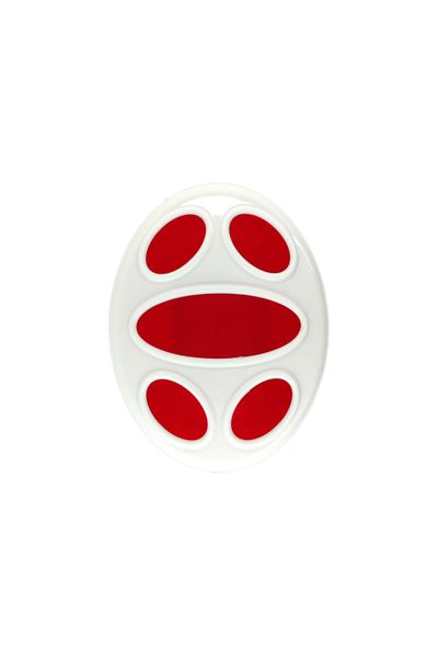 fafatara 5 Compartments Special Compartment Fish Back Patterned Toothbrush Holder for Red Toothpaste