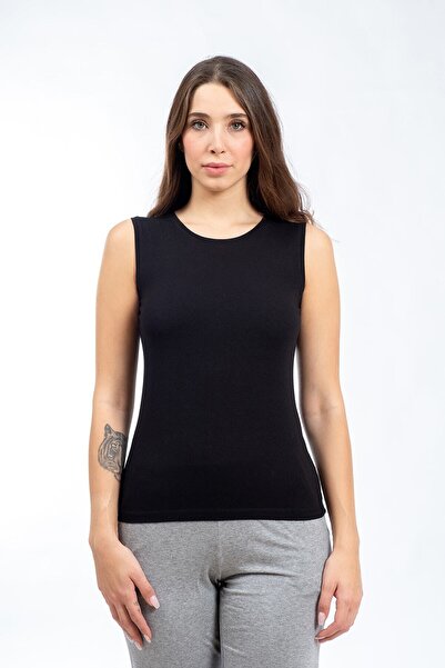 SEASOUL Γυναικείο αμάνικο μπλουζάκι Bamboo με στρογγυλή λαιμόκοψη