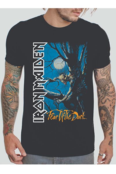 Genel Markalar Unısex Siyah Iron Maıden Tshırt