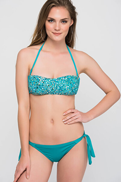 Yamamay Kadın Deniz Yeşili Bağcıklı Bikini Altı CSLD102067