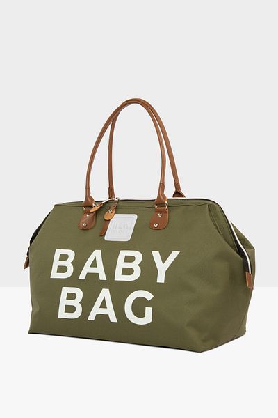 Bagmori Khaki Baby Bag Printed Baby Care Bag