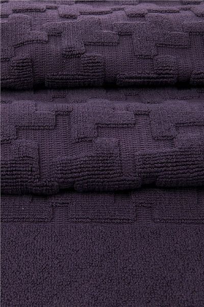 English Home Pure Foot Towel 50x70 cm Dark Purple