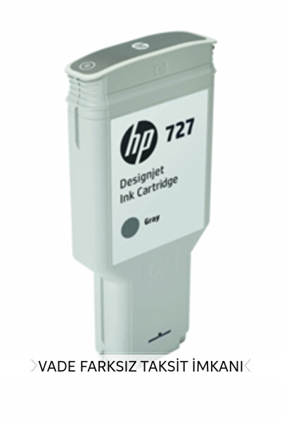 HP DesignJet 727 Mürekkep Kartuşu (F9J80A) - Gri