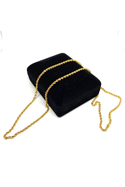Gürler Kuyumculuk 55 Cm Pullu-arpa, Burgu-halat Zincir Altın Kolye - Ak0241