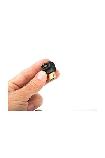 Dark HDMI Erkek - HDMI Dişi 90 Derece Çevirici Dirsek DK-HD-AMXF90
