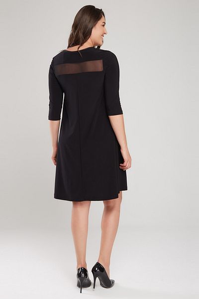 Laranor Women's Black Tulle Detailed Dress 17LB9086