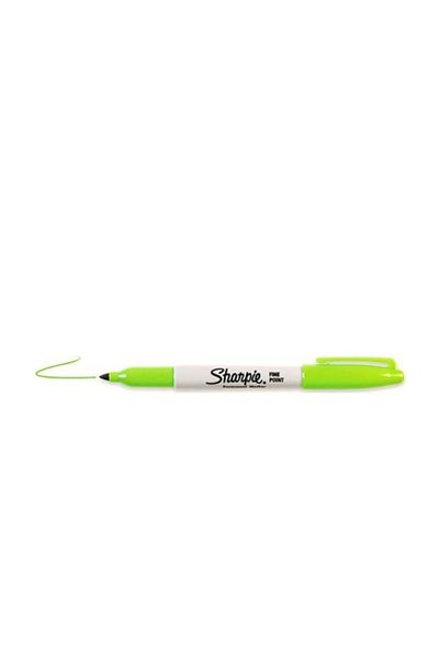 Sharpie Permanent Fine Round Tip Lemon Green /