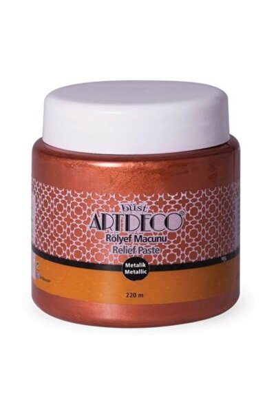 Artdeco Metalik Rölyef Macunu 22-28 Metalik Bakır