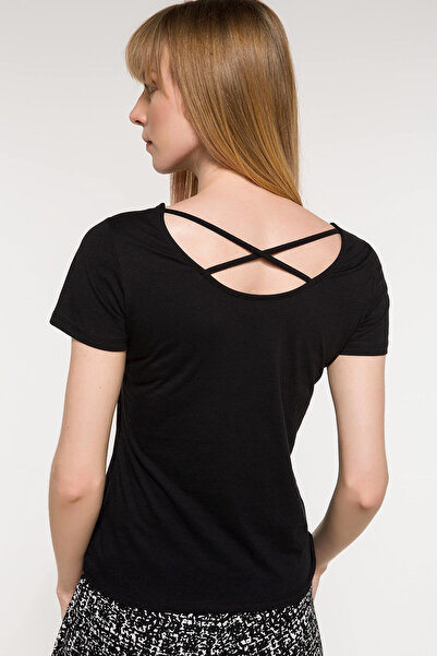 DeFacto Γυναικείο μπλουζάκι Basic I4091AZ.18SP.BK27