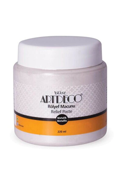 Artdeco Metalik Rölyef Macunu 22-20 Metalik Sedef