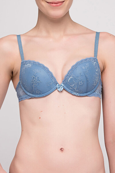 Yamamay Kadın Bebek Mavisi Push Up Sütyen IPUD101B26
