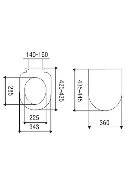 NKP Inci Amortisörlü Klozet Kapağı