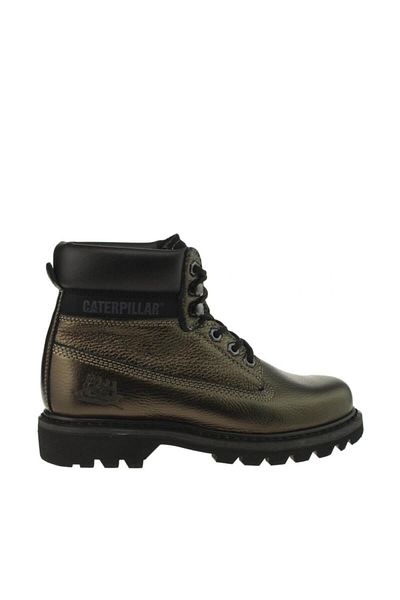 Caterpillar Γυναικείες μπότες από γνήσιο δέρμα μπρονζέ