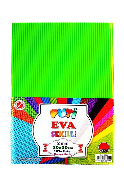 Puti Shaped Eva 10 Pack Line 2 mm