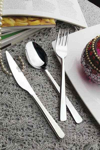 Yetkin Venüs 12 Adet Yemek Kaşığı Saten 104VSYK