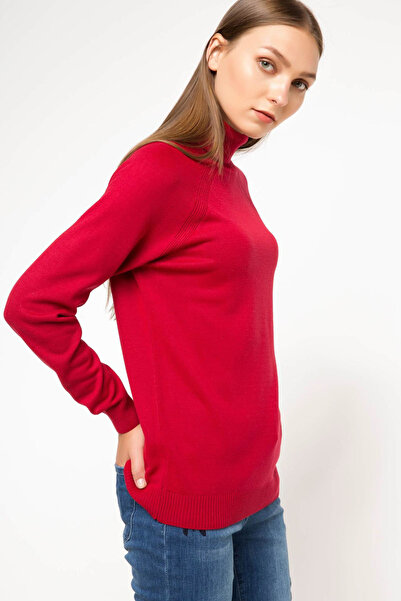 DeFacto Pulover de damă cu gât roscat H1651AZ.17WN.RD106