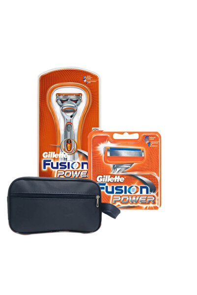 Gillette Fusion Power Makine + 5 Yedek (Çanta Hediye)