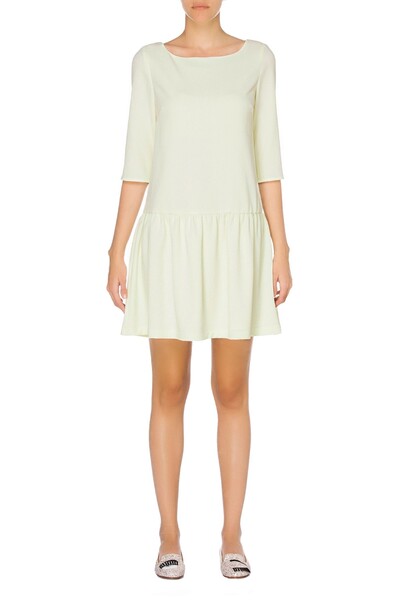 French Connection Kadın Açık Sarı Elbise