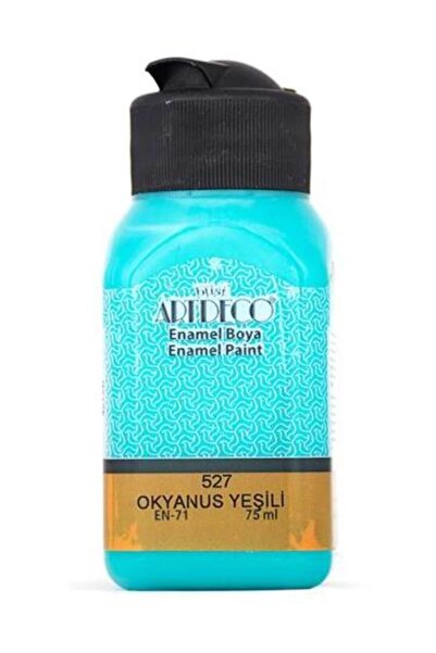 Artdeco Enamel Cam ve Seramik Boyası 75 ml. 527 Okyanus Yeşili