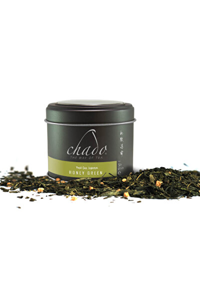 Chado Tea Honey Green Doğal Kuru Bal Parçacıklı ve Japon Sencha Harmanı Yumuş...
