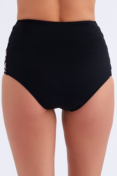 AYYILDIZ Bikini Bottom - Black - Plain
