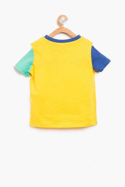 Koton Yellow Baby Boy Printed T-Shirt