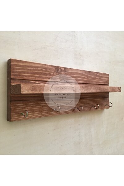 HAYALHANE AHŞAP Ahşap Raf / Fincan Askılığı / Anahtarlık